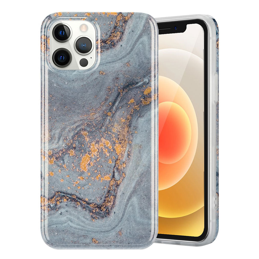 Marble Design iPhone 12 Pro Max handyhülle - Grau
