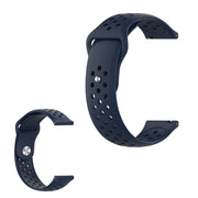 Samsung Gear S3 Glattes Loch Design Uhrenarmband - Dunkelblau
