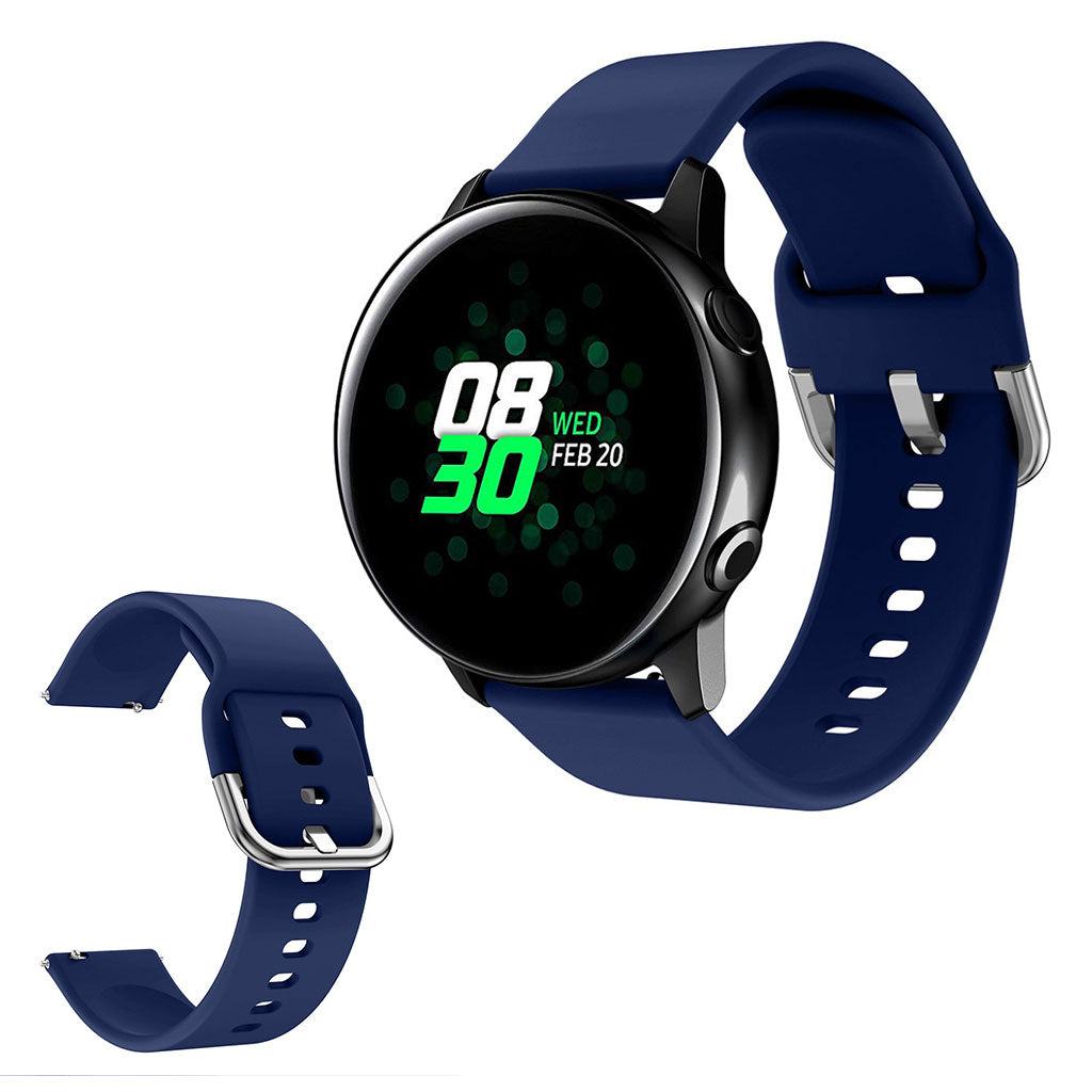 Samsung Galaxy Watch Active 2 40mm Silikon Uhrenarmband - Marineblau