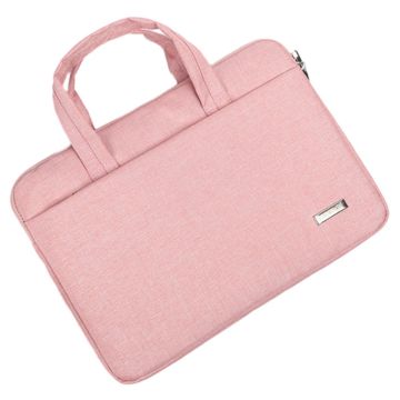 173 13-13.3 " Laptop Tote Bag Oxford Cloth Notebook Handtasche Strapazierfähige Tragetasche - Pink