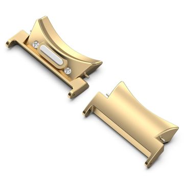 1 Paar Samsung Galaxy Watch Universal armband Connector 22mm Edelstahl Adapter - Gold