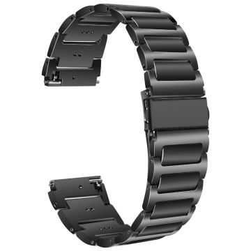 KALEBOL Huawei Watch 4 / 4 Pro / GT 4 46mm Uhrenarmband 22mm Zinklegierung Metallband - Schwarz