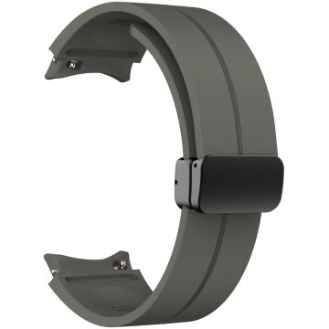 KALEBOL Samsung Galaxy Watch 20mm Silikon-Armband Magnetische Schnalle - Space Grau