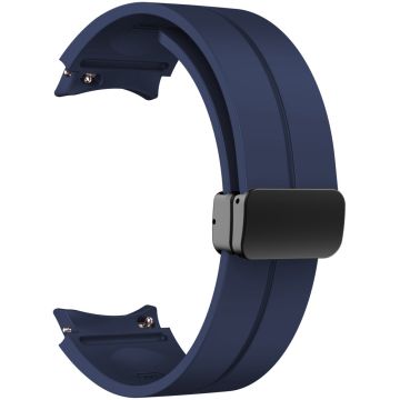 KALEBOL Samsung Galaxy Watch 20mm Silikon-Armband Magnetische Schnalle - Mitternachtsblau