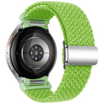 Samsung Galaxy Watch 20mm geflochtenes Uhrenarmband Magnetarmband - Gelb Grün