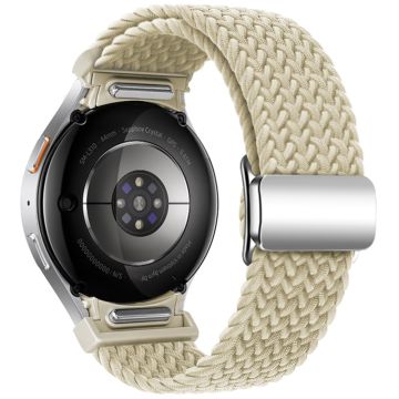 Samsung Galaxy Watch 20mm geflochtenes Uhrenarmband Magnetarmband - Starlight