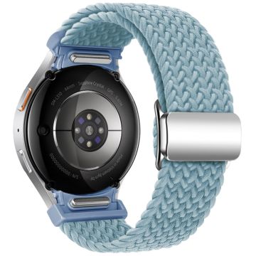 Samsung Galaxy Watch 20mm geflochtenes Uhrenarmband Magnetarmband - Rock Blue