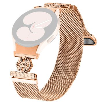 Samsung Galaxy Watch6 Classic / Watch6 Milanese Uhrenarmband Edelstahlarmband mit Schnellverschluss - Rose Gold