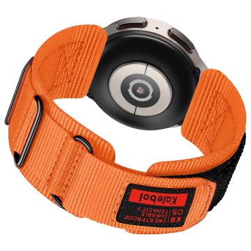 KALEBOL Huawei Watch GT 5 Pro 46mm / GT 5 46mm 3-Ring Nylonband Universal 22mm Uhrenarmband - Orange