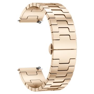 Huawei Watch GT 5 Pro / 5 / 4 46mm / Samsung Galaxy Watch3 45mm Ersatzarmband 22mm Metallarmband - Rose Gold