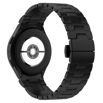 Samsung Galaxy Watch7 44mm / 40mm Replacement Band Solid Stainless Steel Watch Strap - Black