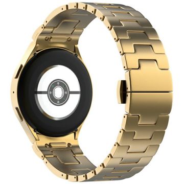 Watch Band Samsung Galaxy Watch7 / Watch FE / Watch6 / Watch5 / Watch4 Stainless Steel Strap - Gold