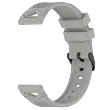 KALEBOL 22mm Dot Pattern Silikonband Samsung Galaxy Watch3 45mm / Huawei Watch GT 5 46mm / GT 5 Pro 46mm Uhrenarmband - Grau
