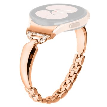 Strassdekoration Kupfer Uhrenarmband für Samsung Galaxy Uhren - Rose Gold