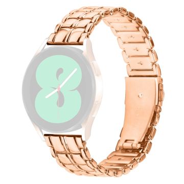 Samsung Galaxy Watch6 40mm 44mm / Watch6 Classic 43mm / Classic 47mm Universal 20mm Metall Uhrenarmband - Rose Gold