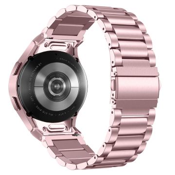 Samsung Galaxy Watch6 / Watch6 Classic Ersatz-Metallarmband Schnellspanner-Anschluss Edelstahlarmband - Rose Pink