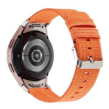 Samsung Galaxy Watch6 / Watch6 Classic / Watch 5 / Watch 5 Pro Uhrenarmband Verstellbares Nylon-Armband - Orange