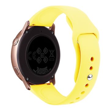 KALEBOL KLB-DKGJ-001 Samsung Galaxy Watch6 Classic 47mm 43mm Uhrenarmband 20mm Silikonarmband - Zitronengelb