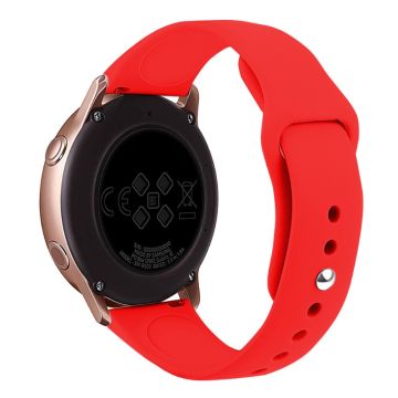 KALEBOL KLB-DKGJ-001 Samsung Galaxy Watch6 Classic 47mm 43mm Uhrenarmband 20mm Silikonarmband - Rot