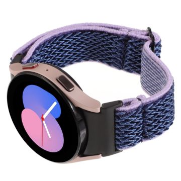 Samsung Galaxy Watch6 / Watch6 Classic / Watch 5 Wave Shape armband Braided Wrist Band - Midnight Blue