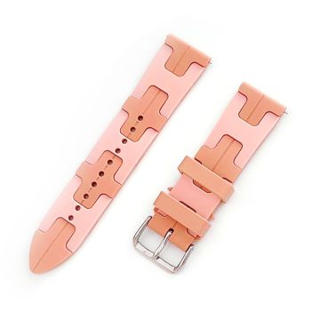 Samsung Galaxy Watch6 / Watch6 Classic / Huawei Watch GT 4 41mm Silikon 20mm Uhrenarmband - Hellrosa / Pink