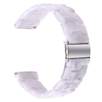 Donerton Resin armband Wasserdichtes Smart Watch Armband - Glitter White