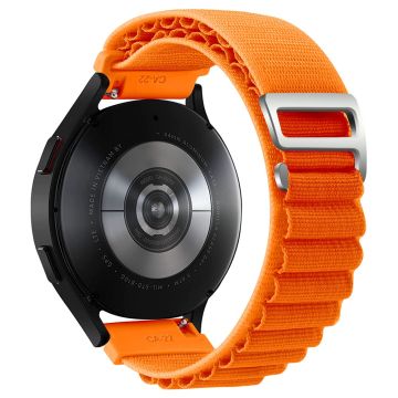 KALEBOL KLB-GSNL-001 Samsung Galaxy Watch6 / Watch6 Classic Nylon Uhrenarmband 20mm Armband - Orange