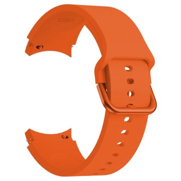 KALEBOL Samsung Galaxy Watch4 / Watch 5 / Watch6 Silikon Uhrenarmbänder Wasserdichtes Softband - Orange