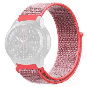 KALEBOL KLB-NLHH-001 Samsung Galaxy Watch6 / Watch6 Classic Uhrenarmband 20mm Nylon Loop Band - Deep Pink