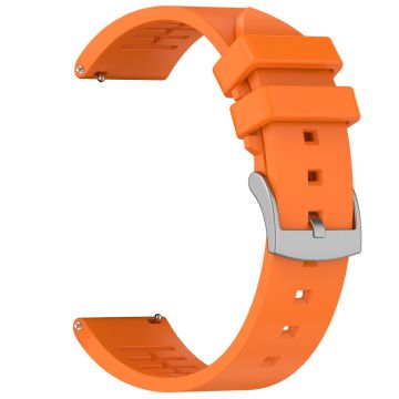 Samsung Galaxy Watch6 Classic / Watch 5 / Garmin vivoactive 5 Armband 20mm Fluorine Rubber Strap - Orange