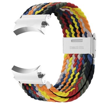 Samsung Galaxy Watch4 / Watch 5 / Watch6 Classic Series Uhrenarmband Nylon geflochtenes Uhrenarmband - Regenbogen