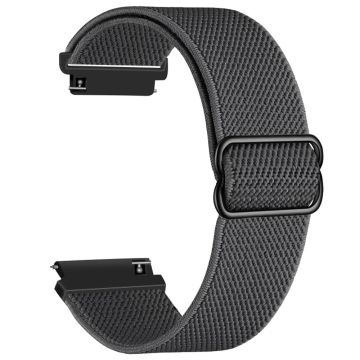 Samsung Galaxy Watch6 Classic 47mm 43mm Uhrenarmband 20mm verstellbares Nylon-Armband - Grau