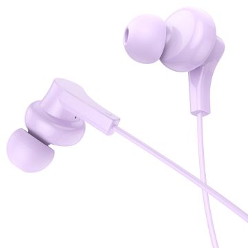 M114 Type-C Jia universal digital earphones with microphone - purple