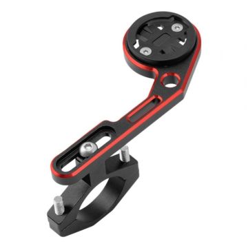 Universelle Fahrradlenker-GPS-Halterung aus Aluminiumlegierung - Schwarz+Rot