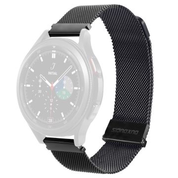 22mm DUX DUCIS Universal Edelstahl Uhrenarmband - Schwarz