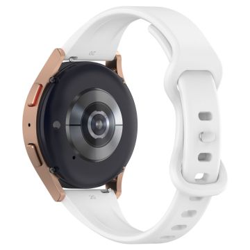 20mm Silikonarmband für Samsung und Huawei Uhren - Weiß