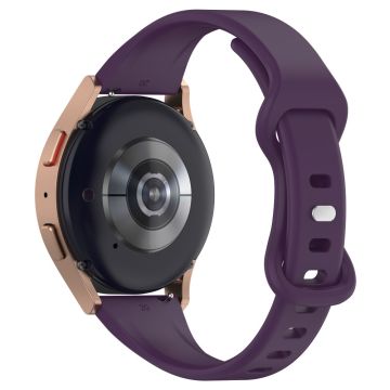 20mm Silikonarmband für Samsung und Huawei Uhren - Dark Purple