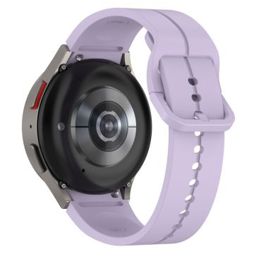 20mm Silikon-Rillenband für Samsung Galaxy Watch 6 / 5 / 4 / 3 (41mm) - Lila