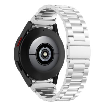 3-Perlen-Edelstahlband für Samsung Galaxy Watch 6 / 5 / 4 - Silber