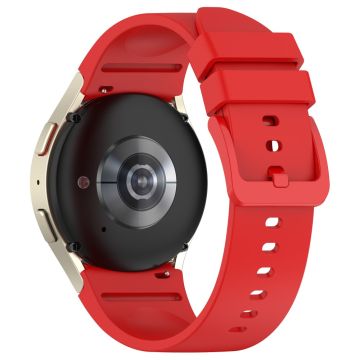 20mm Samsung Galaxy Watch 6 / 6 Classic / 4 / 4 Classic Silikonarmband - Rot